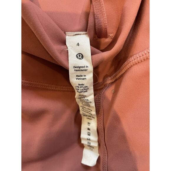 lululemon leggings size 4 Brier Rose - Picture 4 of 4